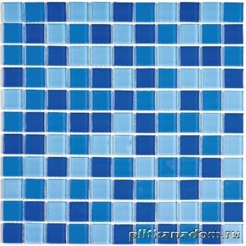 Керамическая плитка Керамин Bonaparte Мозаика стеклянная Blue wave-2 30х30