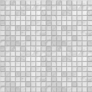 Керамическая плитка Керамин Caramelle Pietrine Dolomiti Bianco Мозаика 30,5x30,5 (1,5х1,5)