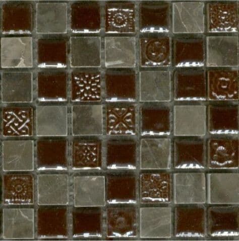 Керамическая плитка Керамин Irida Ellada Heracles Мозаика 1,5х1,5 30х30