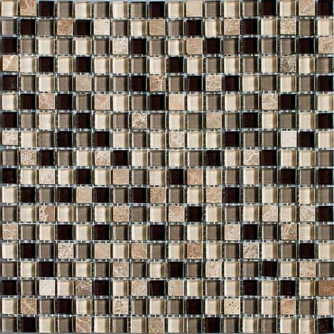 Керамическая плитка Керамин Caramelle Naturelle 4мм Island Мозаика 30,5x30,5