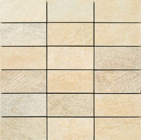 Керамическая плитка Керамин Apavisa Quartzstone DECO BEIGE EST MOSAI (5х10) Мозаика 29,75х29,75