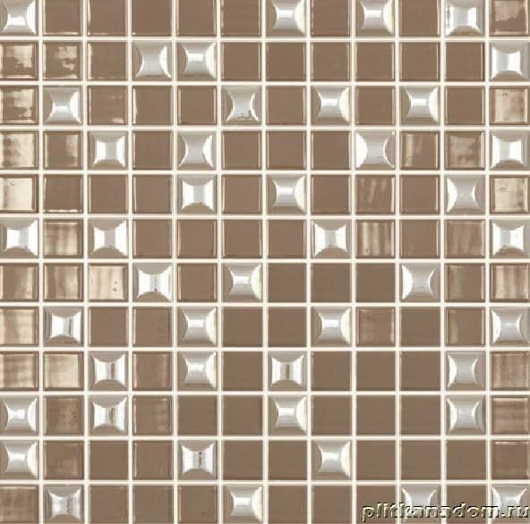Керамическая плитка Керамин Vidrepur Edna Мозаика Mix №835 Светло-коричневый 31,7х31,7