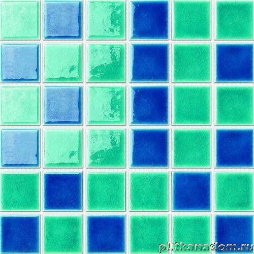 Керамическая плитка Керамин NS-Mosaic Porcelain series PW4848-16 Керамическая мозаика (4,8х4,8х0,5) 30,6х30,6