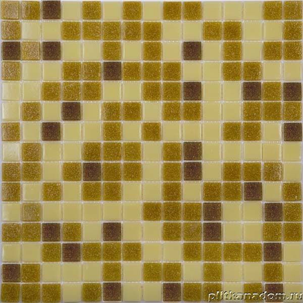 Керамическая плитка Керамин NS-mosaic Econom series MIX3 Мозаика стеклянная коричневая 32,7х32,7