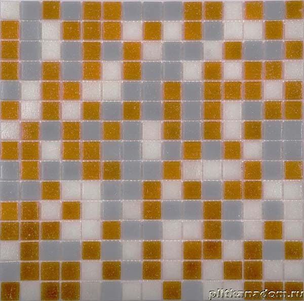 Керамическая плитка Керамин NS-mosaic Econom series MIX13 Мозаика стеклянная серо-розовая 32,7х32,7