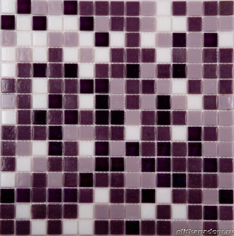 Керамическая плитка Керамин NS-mosaic Econom series MIX16 Мозаика стеклянная фиолетовая32,7х32,7