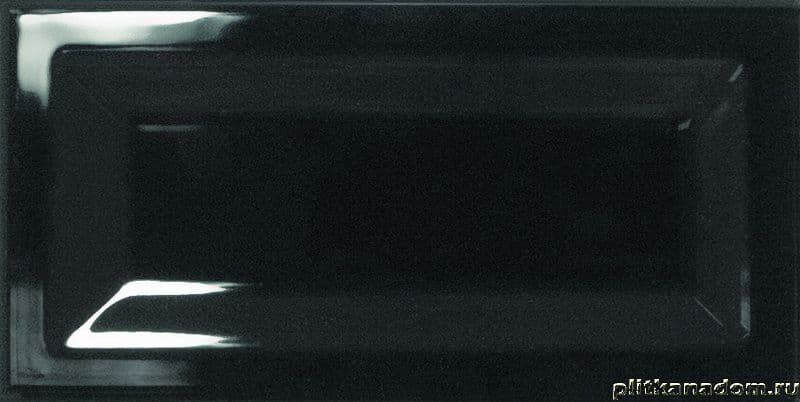 Керамическая плитка Керамин Equipe Evolution in Metro Black Gloss Настенная плитка 7,5x15