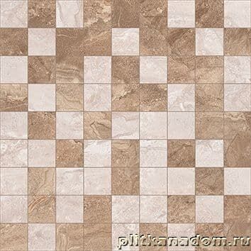 Керамическая плитка Керамин Laparet Polaris Мозаика коричневый+бежевый 30х30
