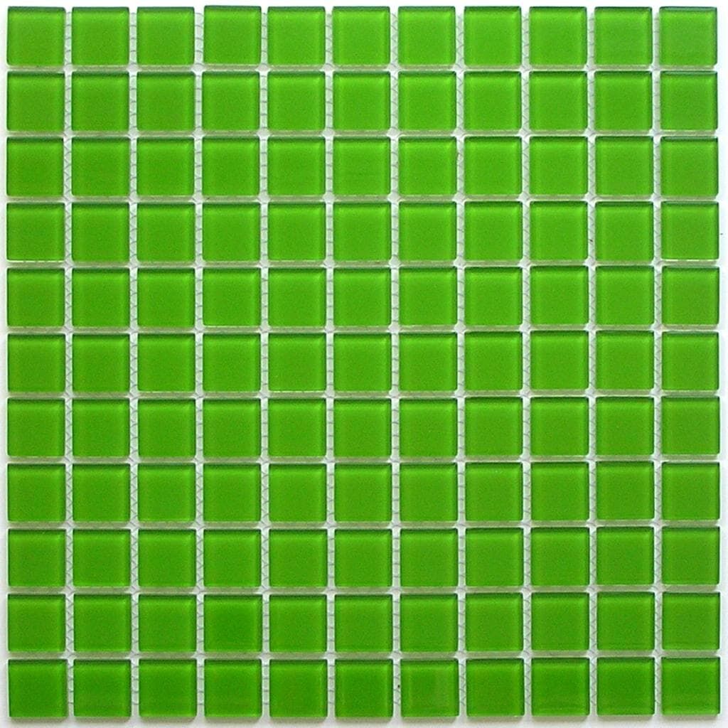 Керамическая плитка Керамин Bonaparte Мозаика стеклянная Green glass 4мм 30х30