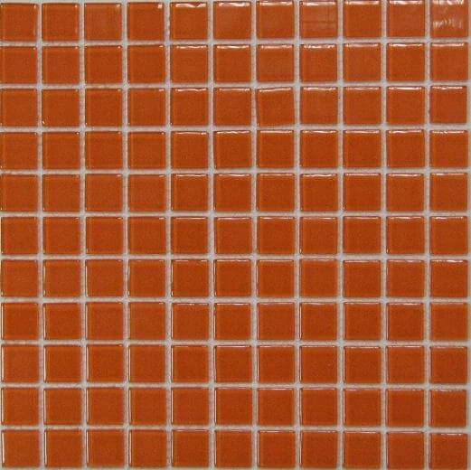 Керамическая плитка Керамин Bonaparte Мозаика стеклянная Orange glass 4 мм 30х30