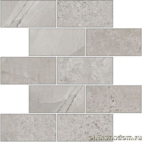 Керамическая плитка Керамин Kerranova Marble Trend Limestone K-1005-SR-m13 Мозаика 30,7х30,7