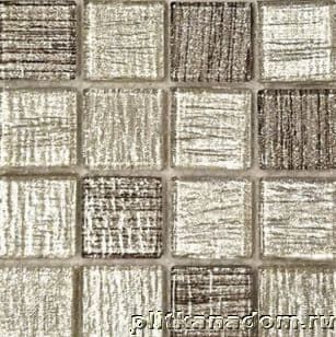 Керамическая плитка Керамин Caramelle Silk Way Golden Tissue Мозаика 29,8х29,8x0,4 (2,3х2,3)