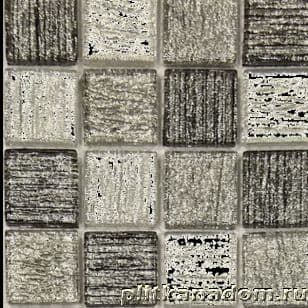 Керамическая плитка Керамин Caramelle Silk Way Black Tissue Мозаика 29,8х29,8x0,4 (2,3х2,3)