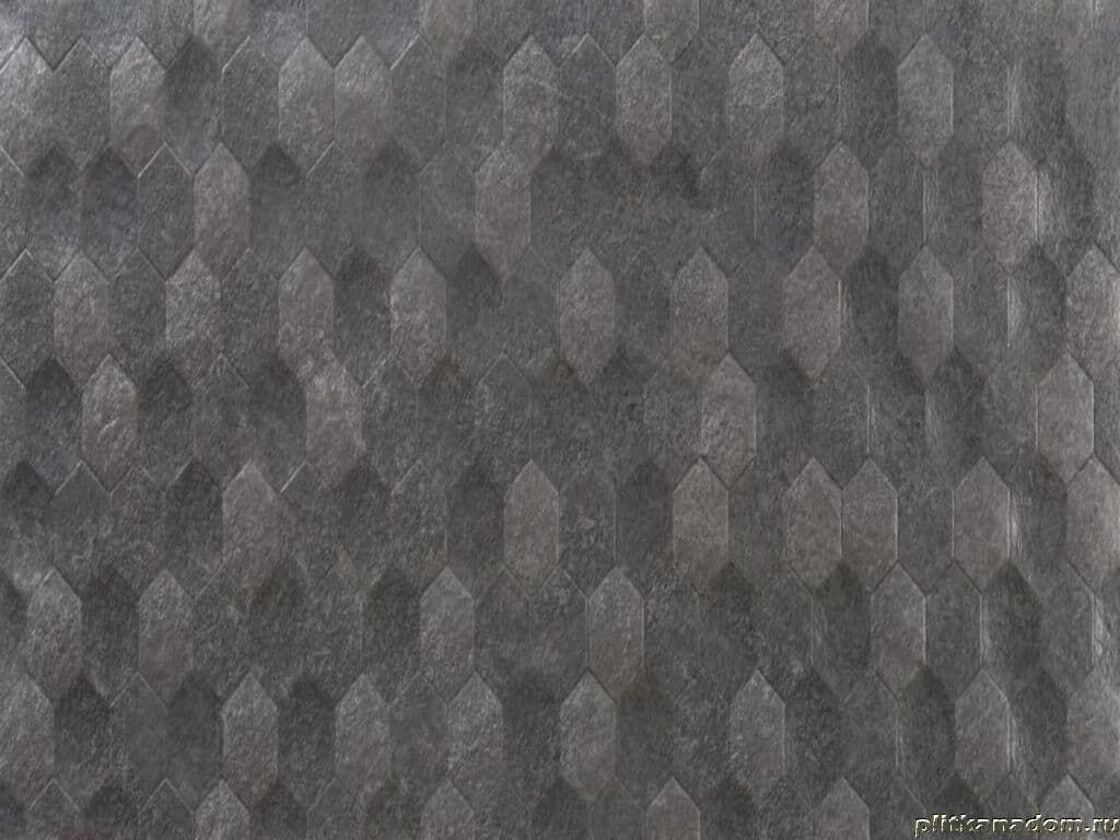 Керамическая плитка Керамин Azulev Basalt Hexagon Antracita Rect Настенная плитка 29х89