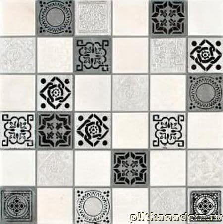 Керамическая плитка Керамин Harmony Decorative Paula Silver Мозаика из камня 30x30