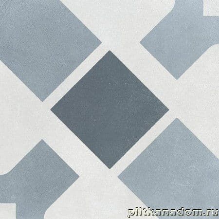 Керамическая плитка Керамин Harmony Havana White Cross Керамогранит декорированный 22,3x22,3
