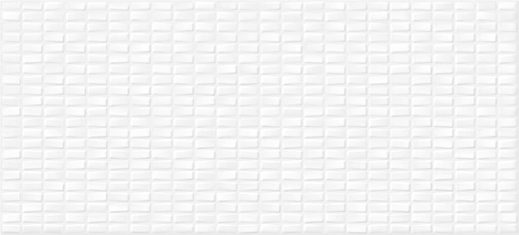 Керамическая плитка Керамин Cersanit Pudra PDG053D Мозаика рельеф белый Настенная плитка 20х44