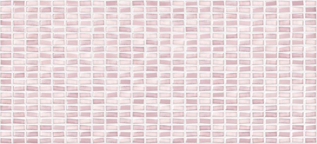 Керамическая плитка Керамин Cersanit Pudra PDG073D Мозаика рельеф розовый Настенная плитка 20х44