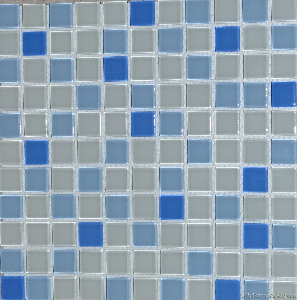 Керамическая плитка Керамин Decor-mosaic Фантазия MDF-22 Мозаика (стекло) 30х30 (2,6х2,6)