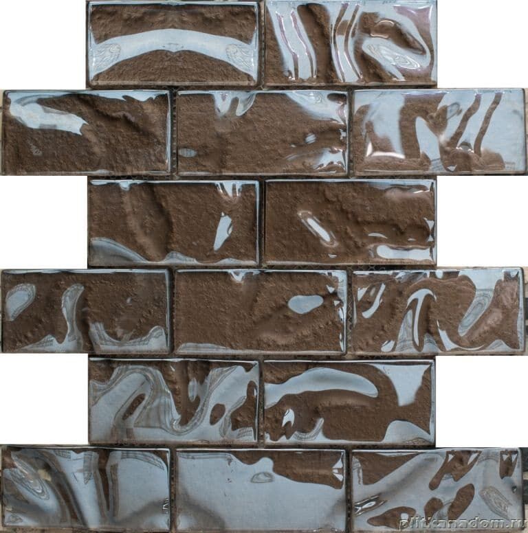 Керамическая плитка Керамин NS-mosaic Exclusive series S-829 Стекло Мозаика 24,8х29,8 (4,8х9,8)