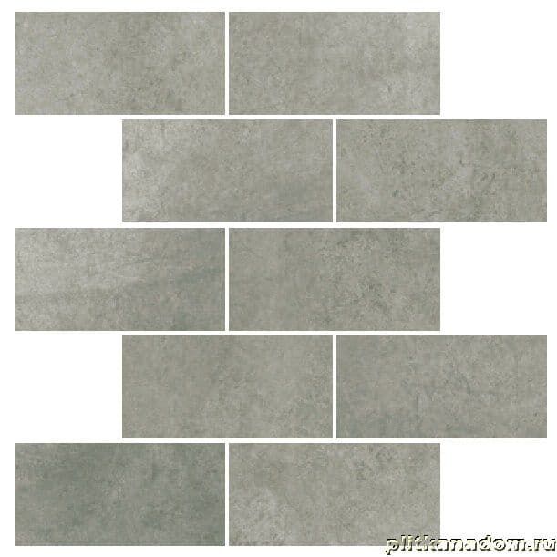Керамическая плитка Керамин Grasaro Cemento G-901-MR-m13 Dark Grey Мозаика 30,7х30,7