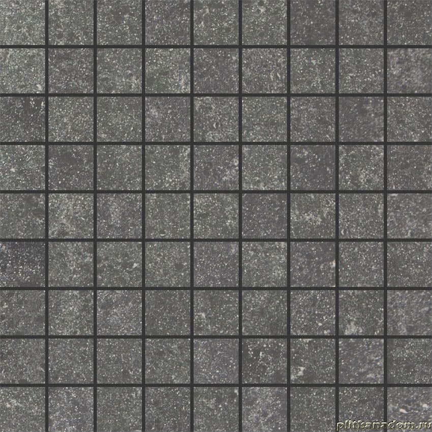 Керамическая плитка Керамин Grasaro Travertino G-440-PR-m01 Black Мозаика 30х30