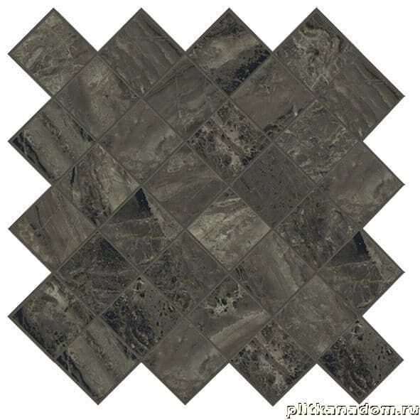 Керамическая плитка Керамин Coliseum Gres Флоренция Mosaico Черная Мозаика 27x27
