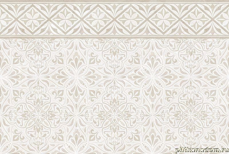 Керамическая плитка Керамин Global Tile Gestia 9GE0201TG Оrnament plus Настенная плитка GT Беж. 27х40