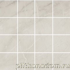 Керамическая плитка Керамин Pamesa Ceramica Marbles Grotto Malla Crema Leviglass Мозаика 30х30 (7х7)
