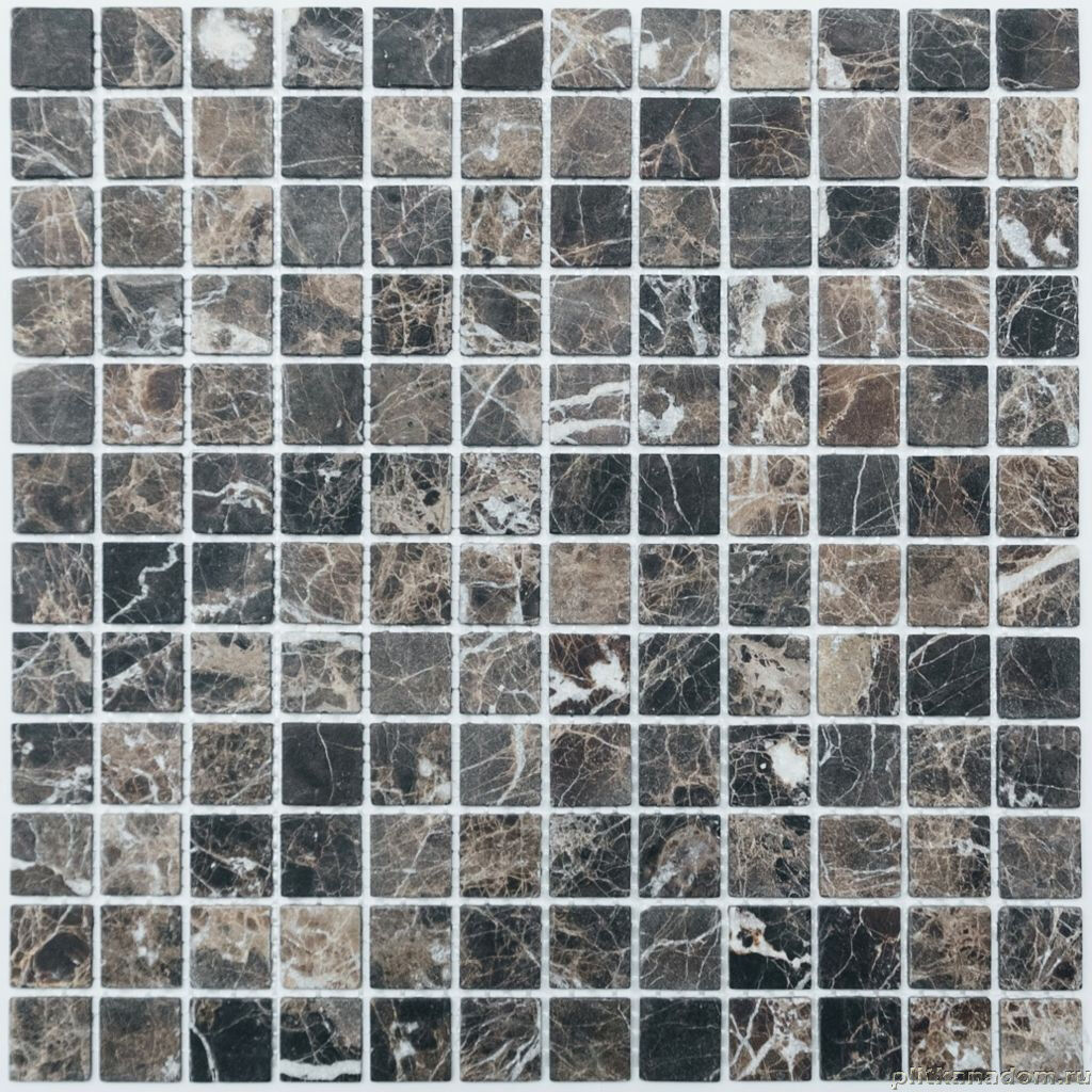 Керамическая плитка Керамин NS-mosaic Stone series К-743 Камень матовый Черная Мозаика 29,8х29,8 (2,3х2,3)