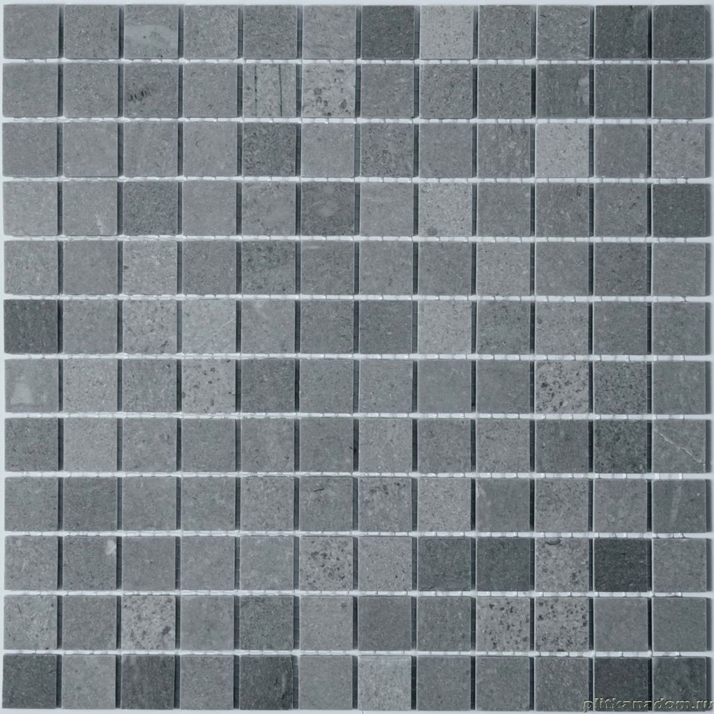 Керамическая плитка Керамин NS-mosaic Stone series KP-752 Камень полированный Серая Мозаика 29,8х29,8 (2,3х2,3)