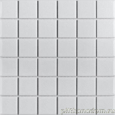 Керамическая плитка Керамин Starmosaic Homework Crackle White Glossy (LWWB811531) Белая Глянцевая Мозаика 30,6х30,6 (4,8