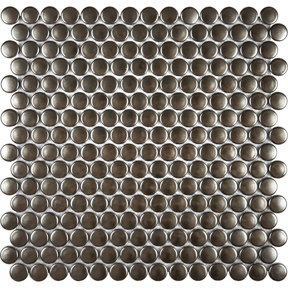 Керамическая плитка Керамин Imagine Mosaic KО19-Steel Серая Матовая Мозаика из керамики 31х31,5