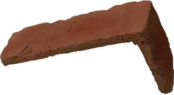 Керамическая плитка Керамин mperator Bricks Императорский кирпич Петергоф 2 с высолами Коричневый Матовый Угол 7,6х25,8х
