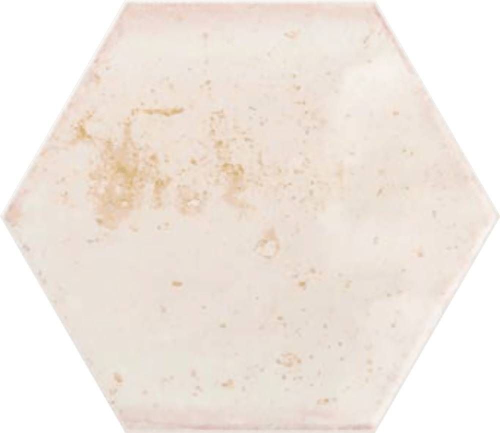 Керамическая плитка Керамин Ribesalbes Hope Rose Hex Glossy Розовая Глянцевая Настенная плитка 15х17,3