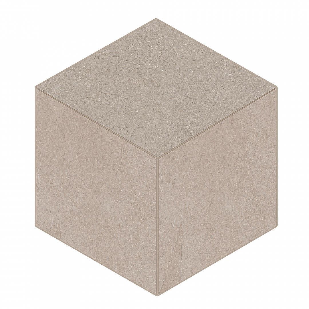 Керамическая плитка Керамин Estima Luna Beige LN01-TE01 Cube Бежевая Неполированная Мозаика 25х29