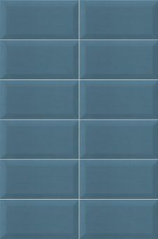 Керамическая плитка Керамин Mainzu Plus Bissel Blu-Grey Синяя Глянцевая Настенная плитка 10х20