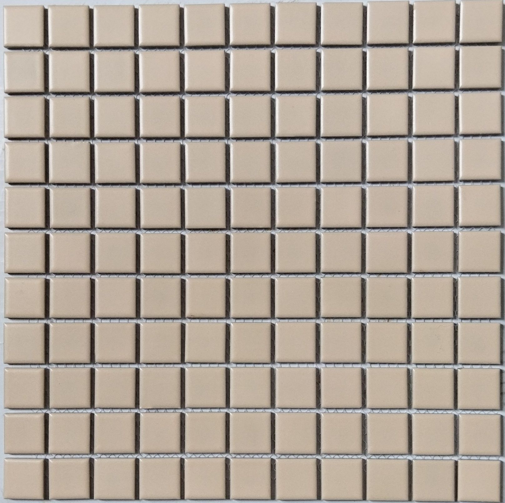 Керамическая плитка Керамин Tonomosaic Мозаика из керамики CFT 3206М Бежевая Глянцевая Мозаика 30х30 (2,5х2,5)