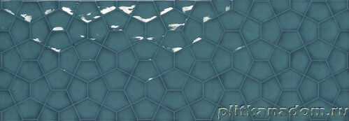Керамическая плитка Керамин APE Ceramicas Allegra Tina Turquoise Rect Настенная плитка 31,6x90
