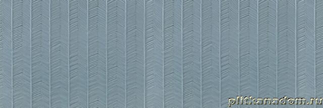 Керамическая плитка Керамин Prissmacer Dayak Dеcor Azure Синяя Матовая Ректифицированная Настенная плитка 30,x90
