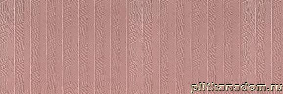 Керамическая плитка Керамин Prissmacer Dayak Dеcor Klinker Розовая Матовая Ректифицированная Настенная плитка 30,x90