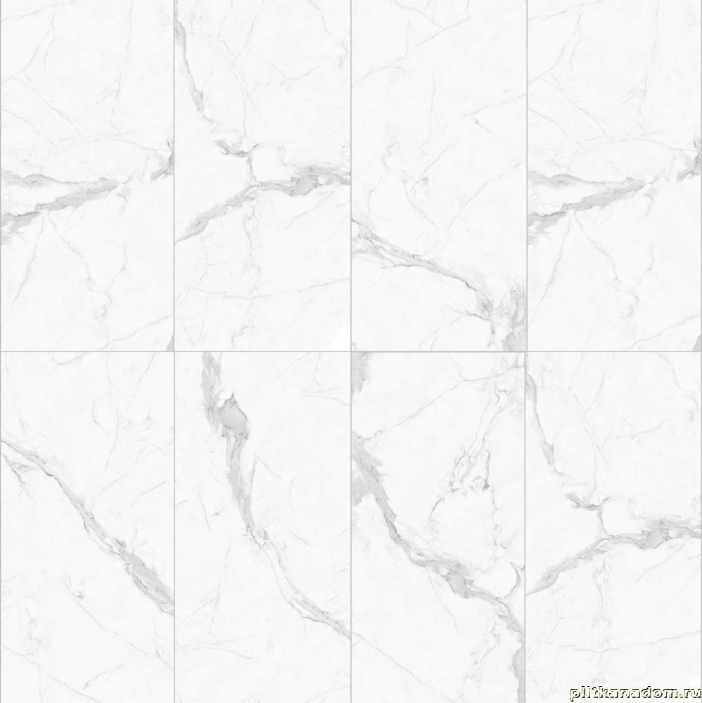 Керамическая плитка Керамин Juliano XXL Format Tile 1QGBY18923 Белый Полированный Керамогранит 90х180