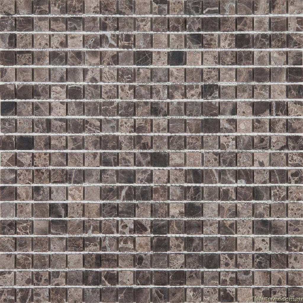 Керамическая плитка Керамин Imagine Mosaic SGY3154М Коричневая Матовая Мозаика из камня 30х30 (1,5х1,5)