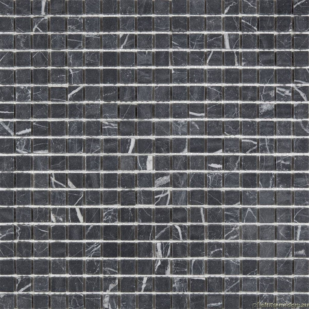 Керамическая плитка Керамин Imagine Mosaic STN10154М Темно-серая Матовая Мозаика из камня 30х30 (1,5х1,5)