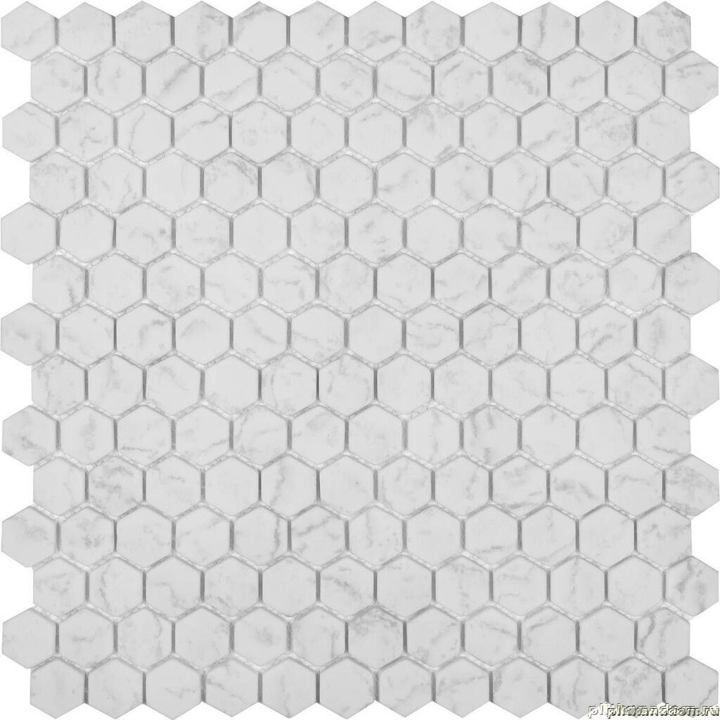 Керамическая плитка Керамин Imagine Mosaic AGHG23-White Белая Глянцевая Мозаика из керамики 29,3х27,4
