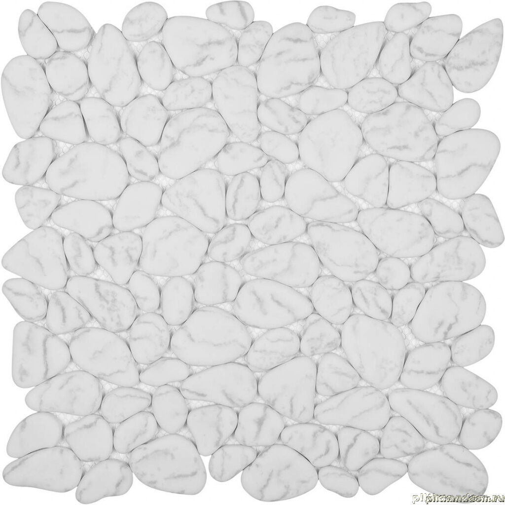 Керамическая плитка Керамин Imagine Mosaic AGPBL-White Белая Глянцевая Мозаика из керамики 28,5х28,5