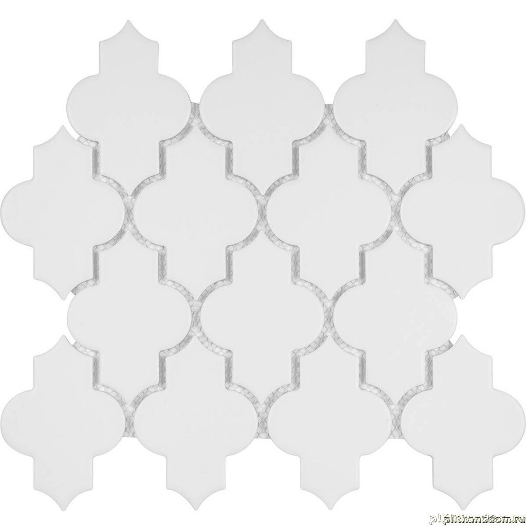 Керамическая плитка Керамин Imagine Mosaic KBO-1G Белая Матовая Мозаика из керамики 26х27,5