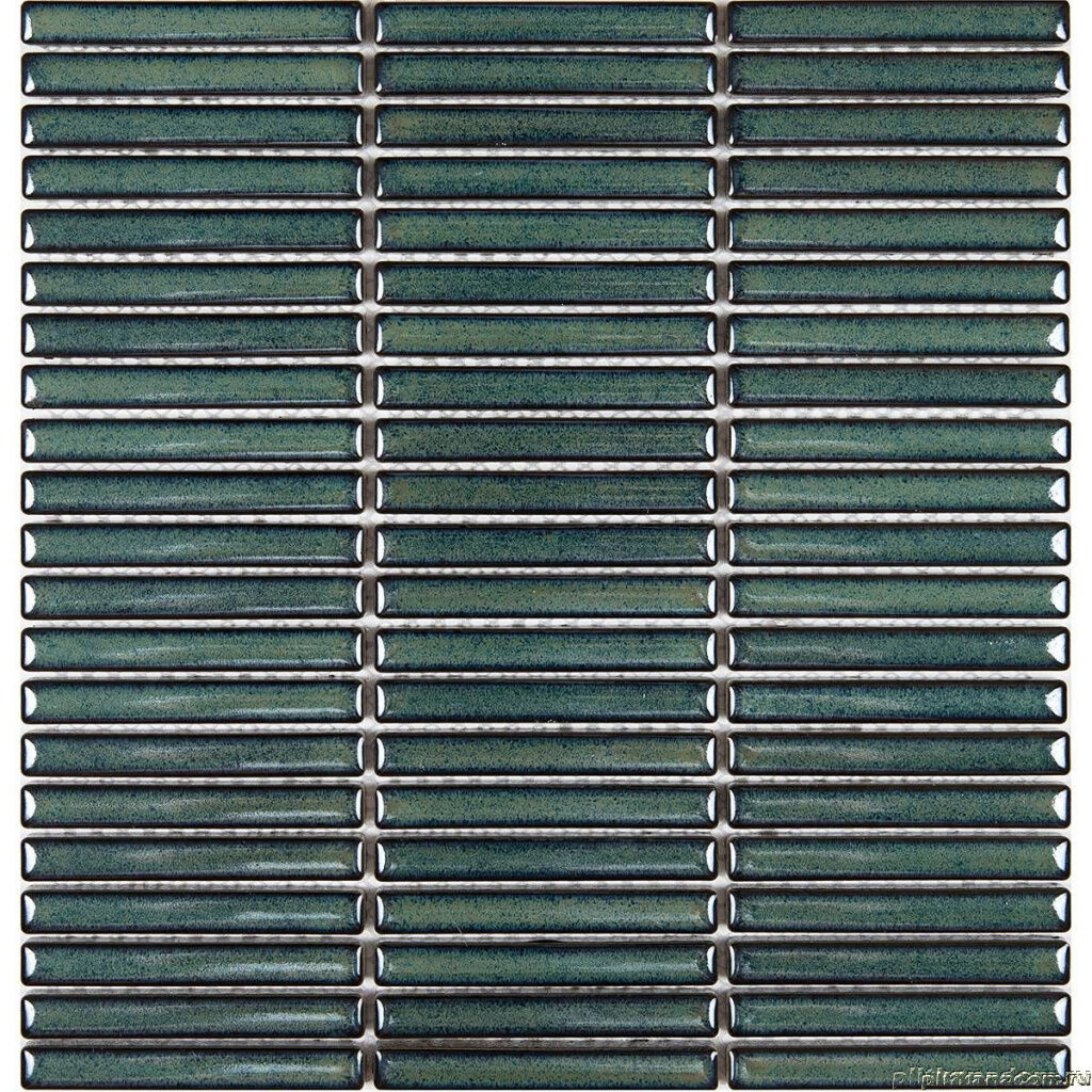 Керамическая плитка Керамин Imagine Mosaic KST3-7R Зеленая Глянцевая Мозаика из керамики 28,4х29,5