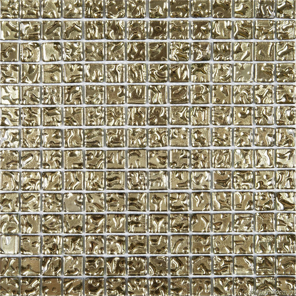 Керамическая плитка Керамин Imagine Mosaic HT170-20 Бежевая Глянцевая Мозаика из смеси стекла, камня и металла 30,5х30,5