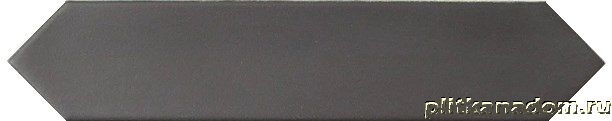 Керамическая плитка Керамин Equipe Lanse Black Черная Матовая Настенная плитка 5x25